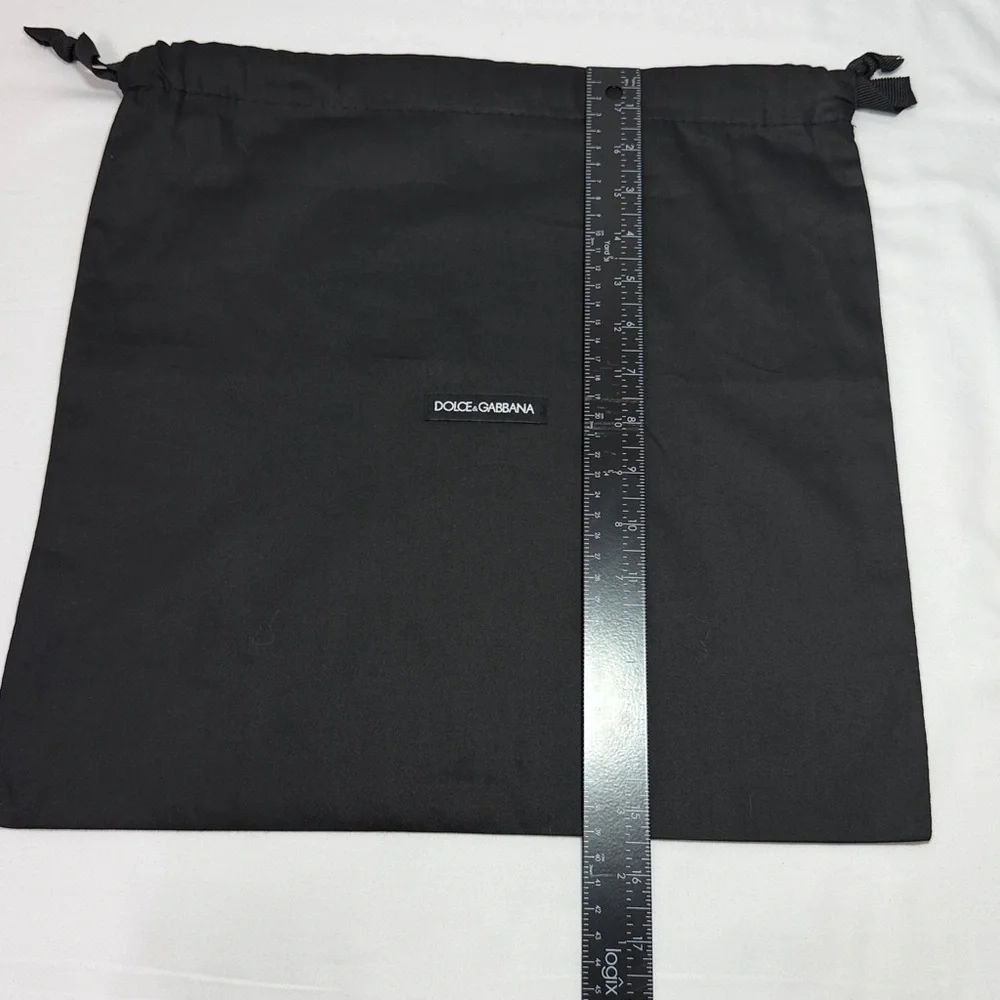 Dolce & Gabbana‎ Classic Black Drawstring Dust bag